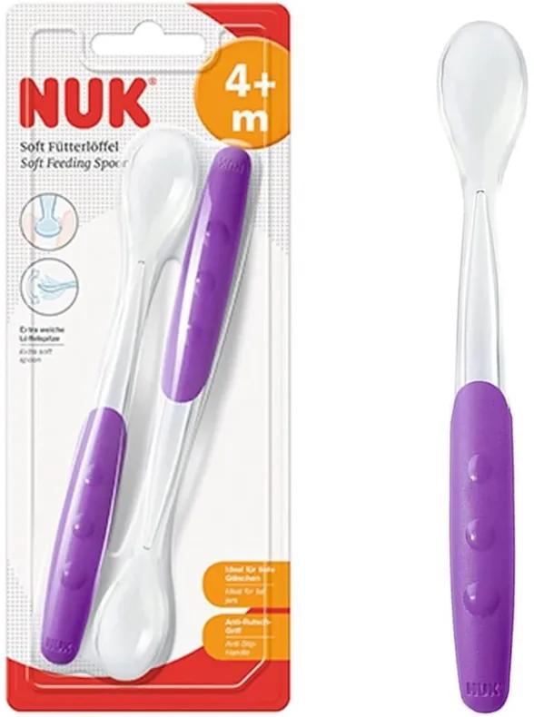 Nuk Soft Porridge Spoon +4m 2 units