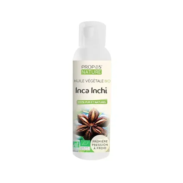 Propos' Nature Aroma-Phytothérapie Huile Végétale Inca Inchi Bio 100ml