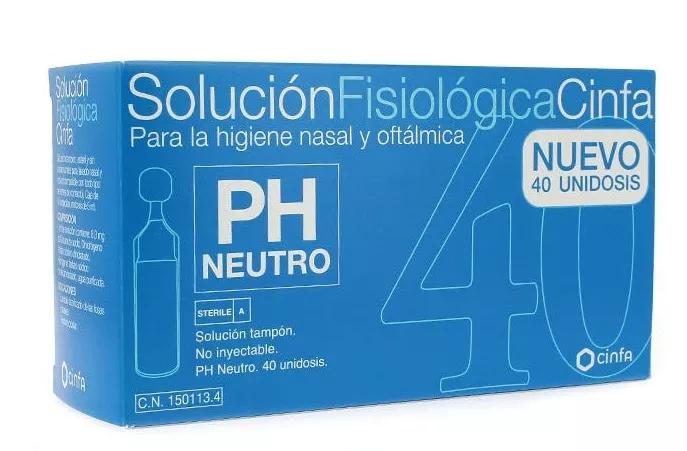 Solución Fisiologica Cinfa 40 Unidosis x 5 ml (Suero Fisiológico)