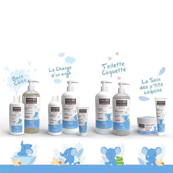 Cattier Bébé Gel Lavant Doux Bio 500ml