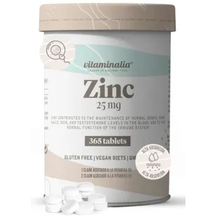 Vitaminalia Zinc Gluconate (25Mg Zinc) - 365 Tabs