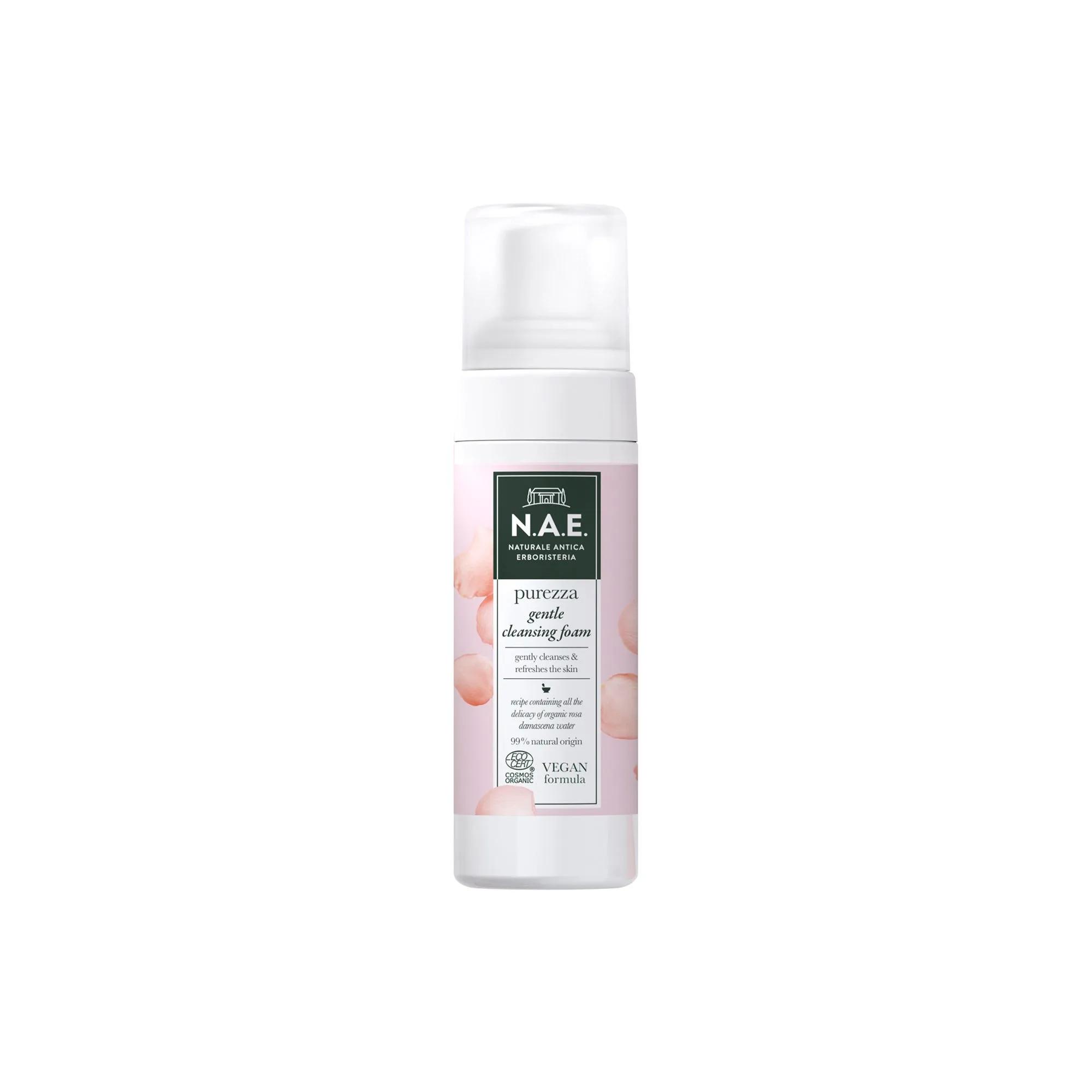 NAE Purezza Mousse Detergente Delicata Struccante Viso 150 ml