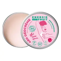 Energie Fruit Deocrème 48H Certifié Framboise Fraîche Bio par Ecocert 45g