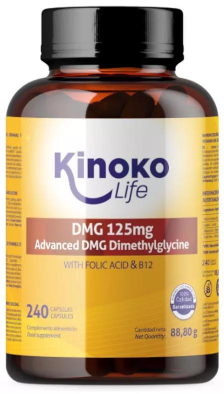 Kinoko Life DMG Advanced con Vitamina B12 y Ácido Fólico 240 Cápsulas