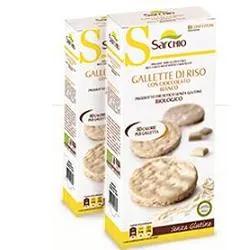 Sarchio Gallette Riso Con Cioccolato Bianco 100 g