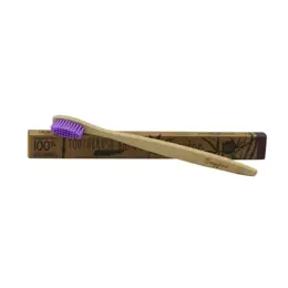 Sagyène Brosse à Dents Bambou Adulte Violette