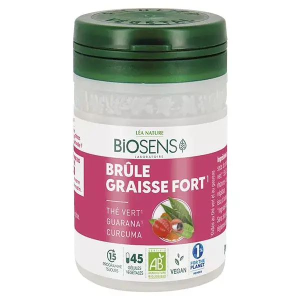 Biosens Brûle Graisse Fort Bio 45 gélules végétales