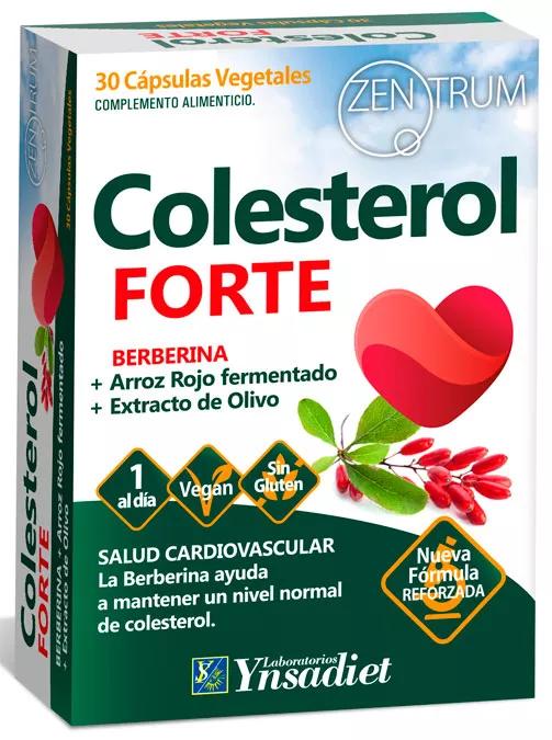Ynsadiet Colesterol Forte Zentrum 30 Cápsulas Vegetales
