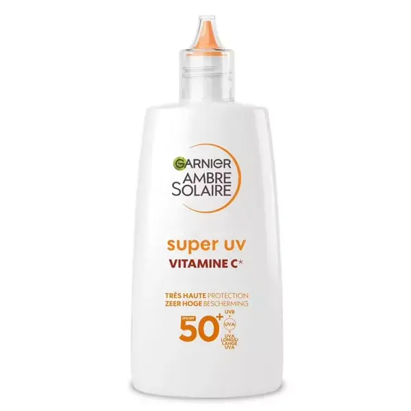 Garnier Ambre Solaire Super Uv Vitamina C Fluido Anti-Macchie Spf 50+ 40ml