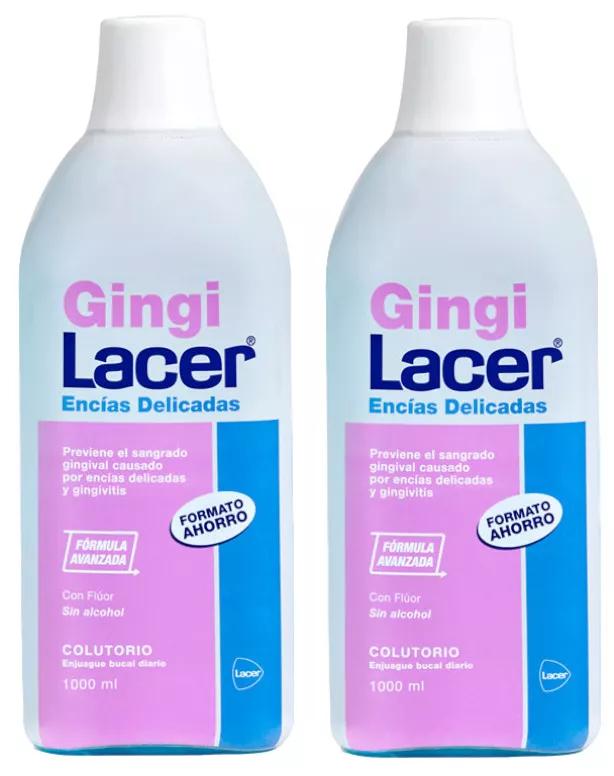 LACER Gingilacer Colutorio, para la Prevención de la gingivitis, sabor  Menta, 1000 ml : : Salud y cuidado personal, gingi lacer encias delicadas