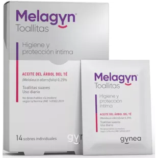 Melagyn 14 individual towelettes