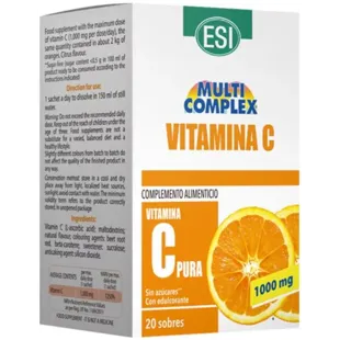 ESI Multicomplex Vitamin C 1000mg 20 Envelopes
