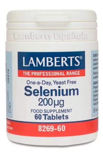 Lamberts Selênio 200µg 60 Comprimidos
