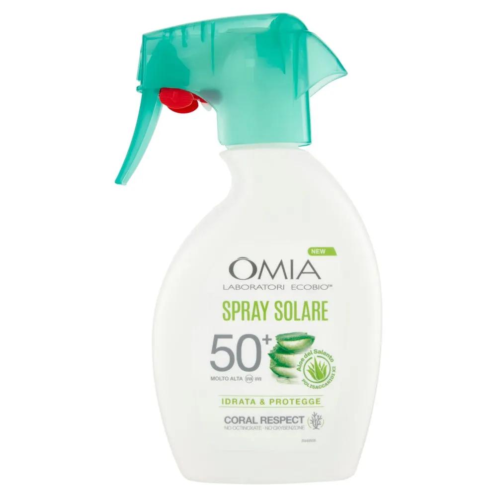 Omia Spray Solare SPF 50+ Protezione Solare Molto Alta Con Aloe Vera del Salento 200 ml