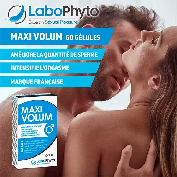 Labophyto MAXIVOLUM SPERME - cure volume du sperme - 60 gélules