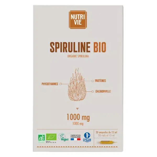 Nutrivie Espirulina Bio 20 ampollas