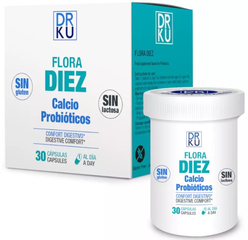 DRKU Flora Diez 30 Cápsulas Vegetales