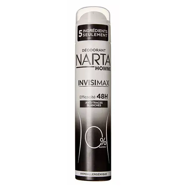 Narta Homme Invisimax 0% Déodorant 48h Spray 200ml