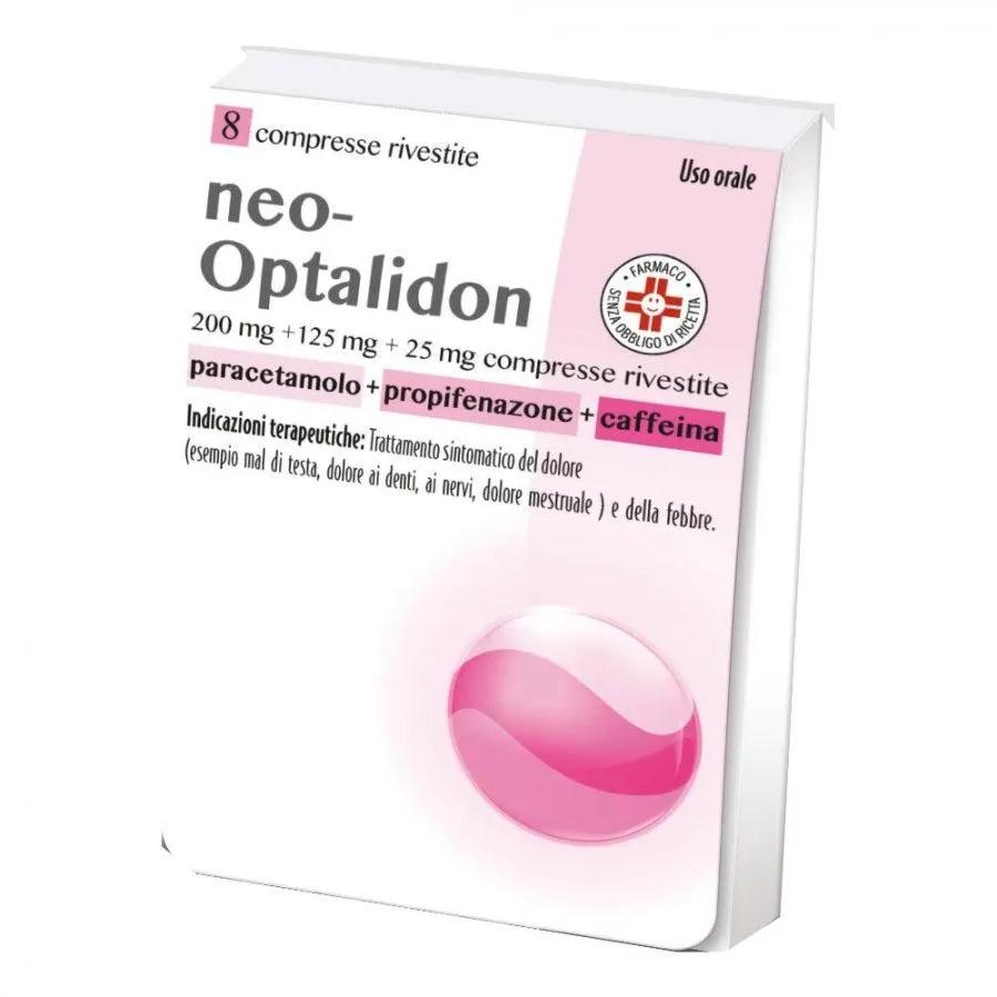 Neo-Optalidon Paracetamolo/Propofenazione 8 Compresse Rivestite