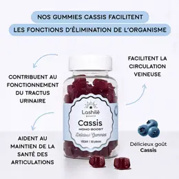 Lashilé Beauty Les Essentiels Cassis Mono Boost 60 gummies