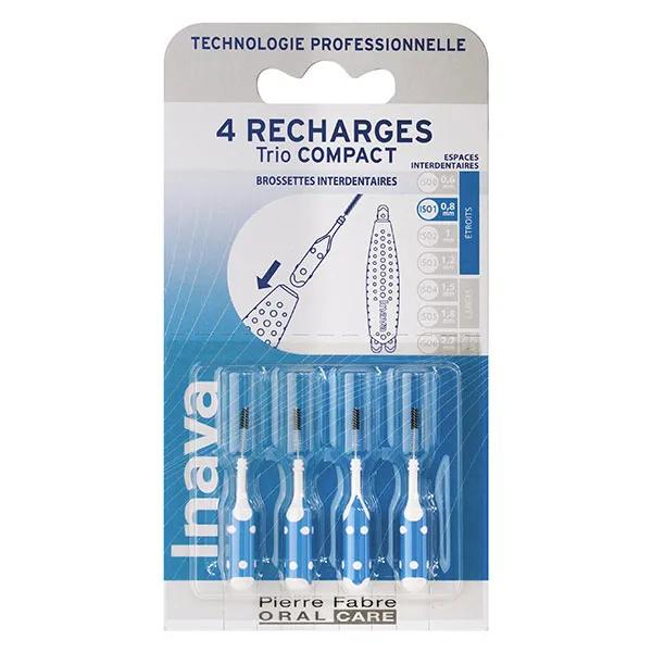 Inava Interdental Brush Refills Blue