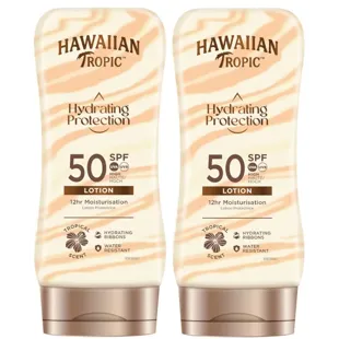 Hawaiian Tropic Silk Lotion SPF50 2x180 ml