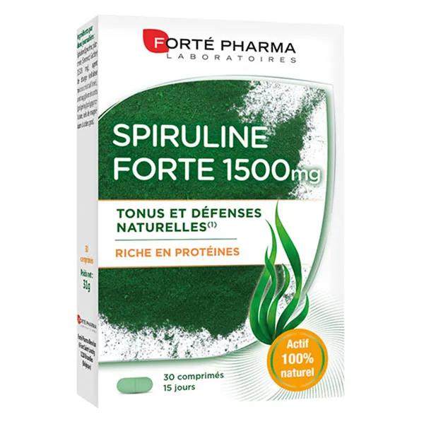 Forté Pharma Spirulina 1500mg 30 Tablets