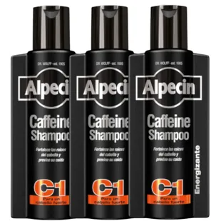Shampooing Alpecin Caféine C1 Black Edition 3x375 ml