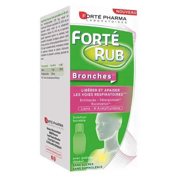 Forté Pharma Forterub Throat Syrup 200ml