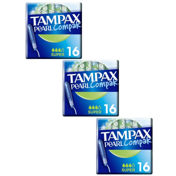 Tampax Pearl Compak Super Tampons 3x16 Einheiten