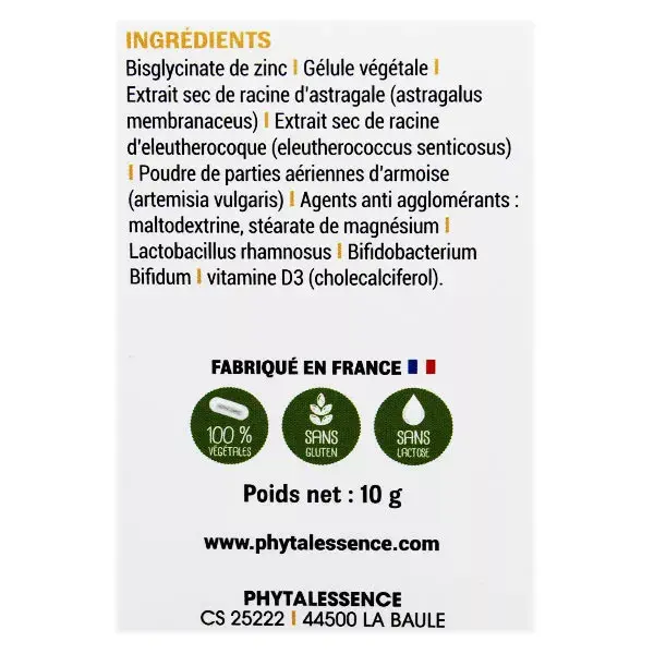 Phytalessence Phytal'Défenses Plus 30 capsules