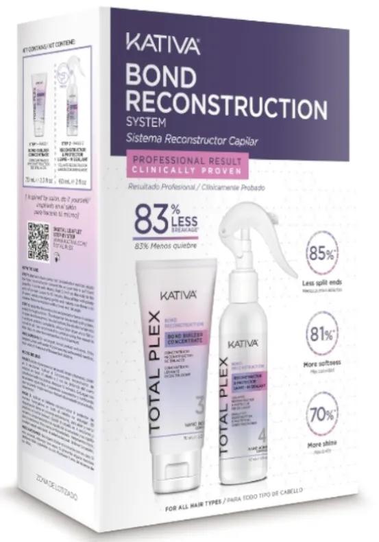 Kativa Total Plex Reconstructeur 70 ml + Scellant 60 ml