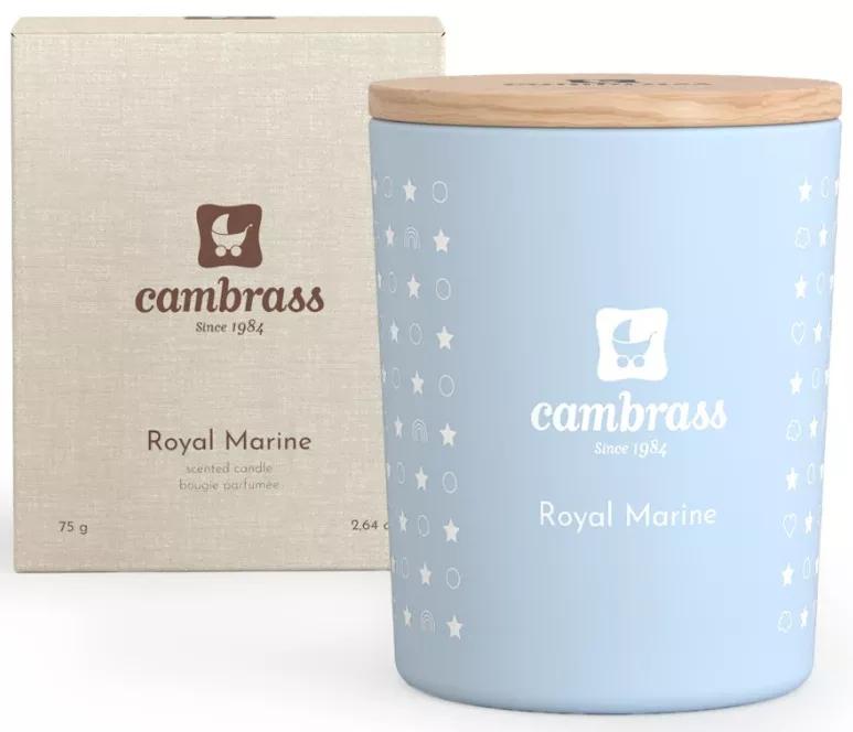 Cambrass Star Royal Marine Duftkerze 5,5 x 5,5 x 6,5 cm