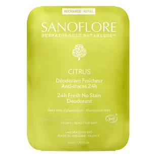 Ricarica deodorante Sanoflore Citrus 24h 50 ml