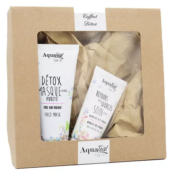 Aquatéal Coffret Détox Masque Detox 75 ml + Crème Retour Au Source 50ml