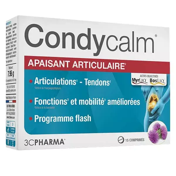 3 C Pharma CondyCalm 15 Tablets