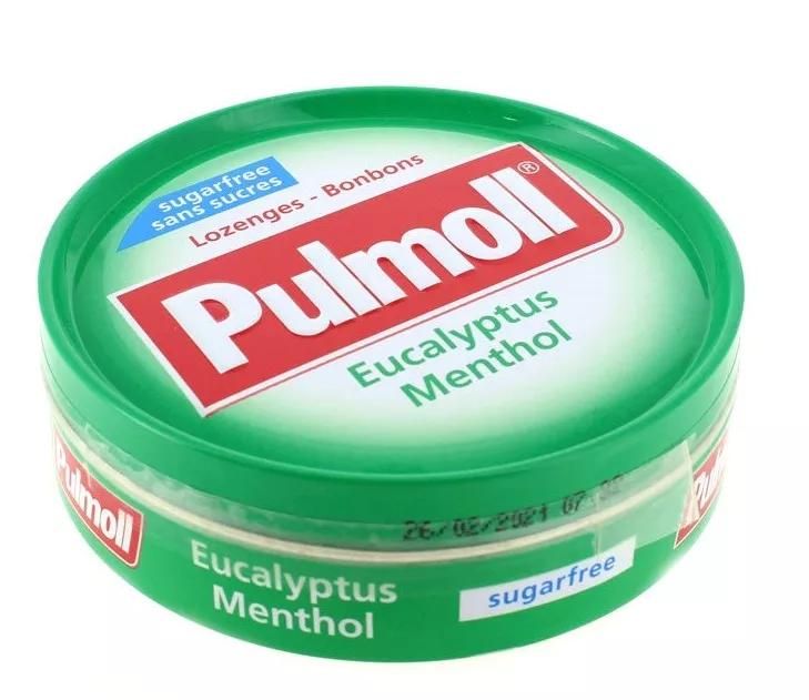 Pulmoll Eucalyptus Suikervrij + Vitamine C 45 Gram