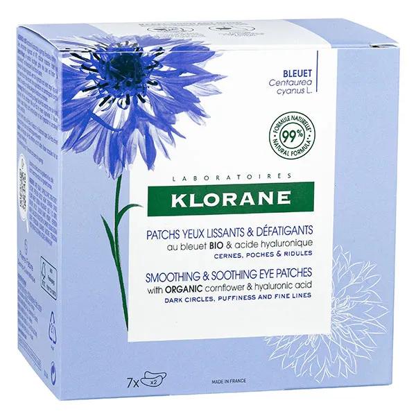 Klorane Bleuet Patchs Lissants Défatiguant Express 7 paires