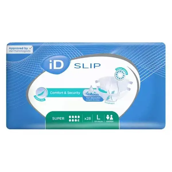 iD Slip Incontinence Change Complet Super Taille L 28 protections