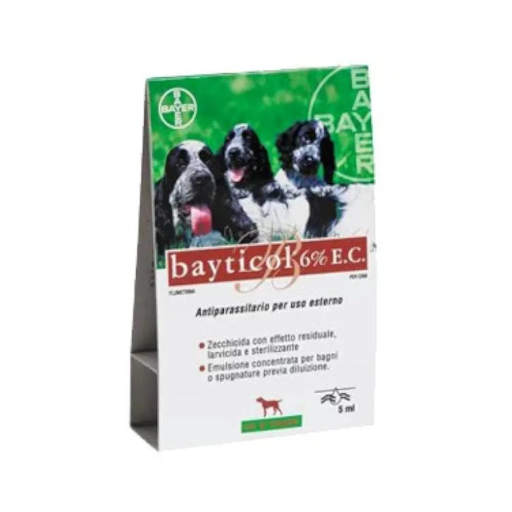 Bayticol 6% E.C. Antiparassitario Liquido Cani Flacone 5 ml