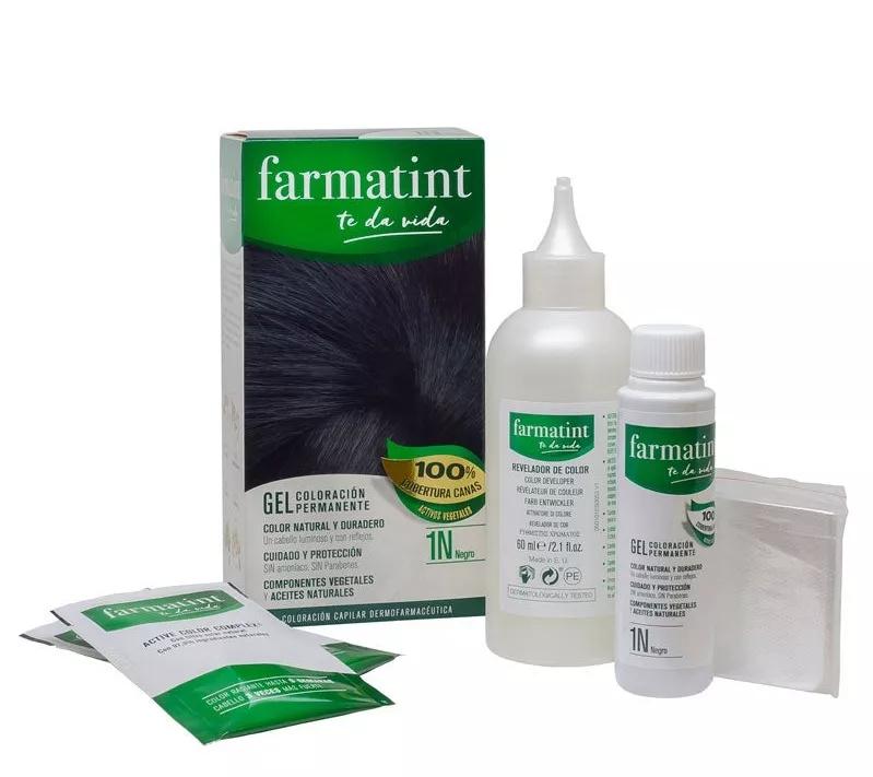 Farmatint gel Coloração Permanente 1N Preto