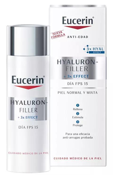 Eucerin Hyaluron-Filler Anti-Falten-Fluid für normale Mischhaut 50 ml