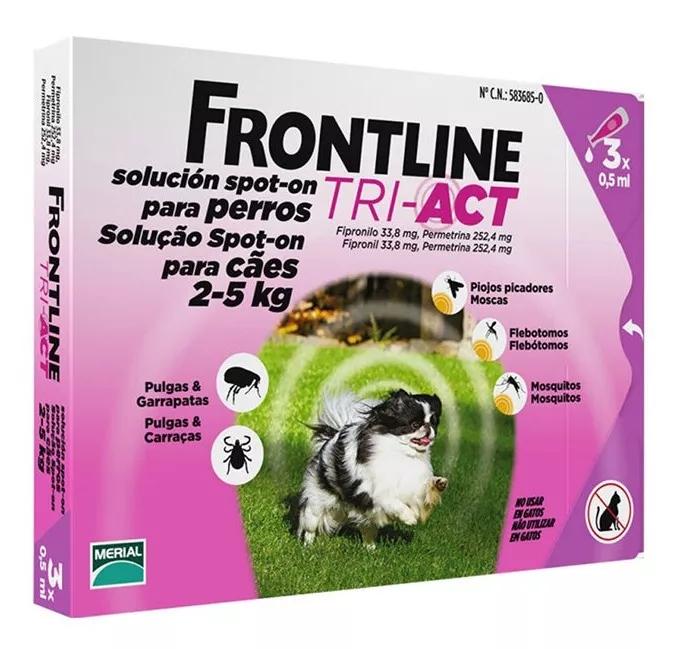 Frontline Tri Act Perros 2-5kg 3 Pipetas