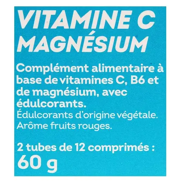 Nutrisanté vitamina C + magnesio 24 compresse masticabili