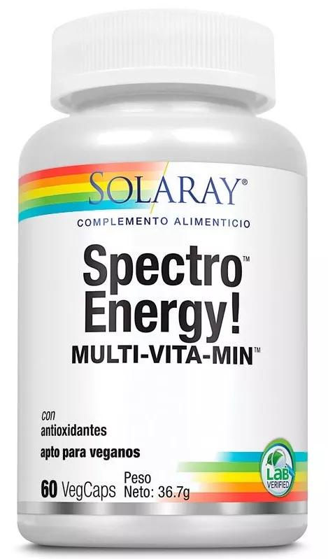 Solaray Spectro Energy Multivitamínico 60 Cápsulas Vegetais