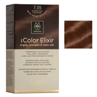 Apivita Dye My Color Elixir N735 Loiro Mogno Dourado