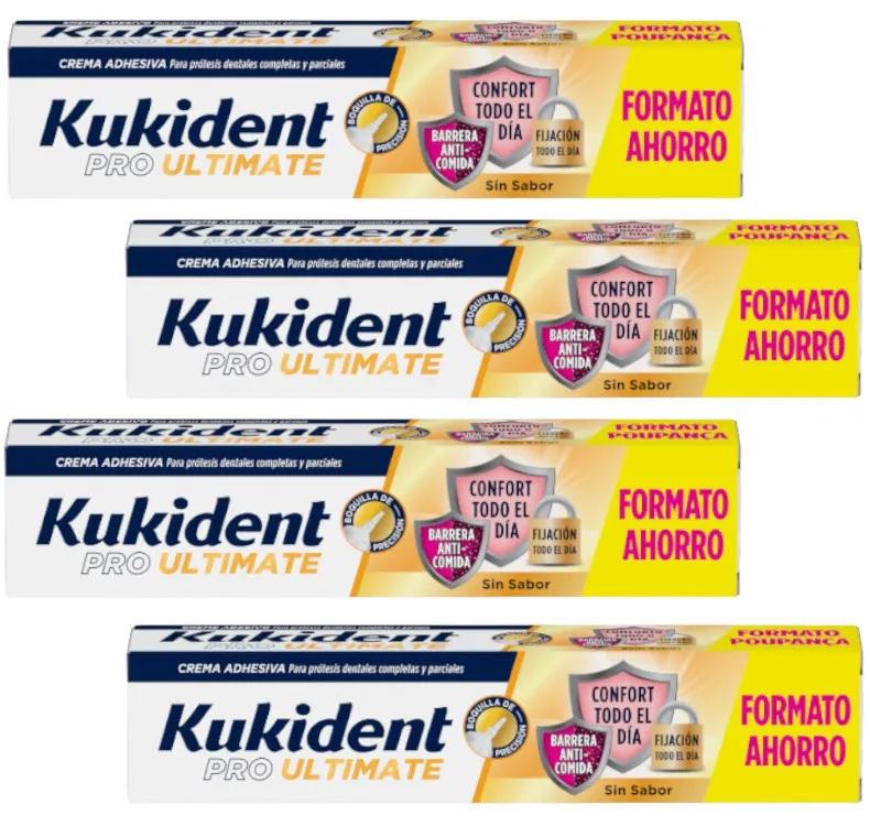 Kukident Pro Ultimate Flavorless 4x57 gr SAVINGS PACK