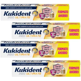 Kukident Pro Ultimate Sin Sabor 4x57 gr PACK AHORRO