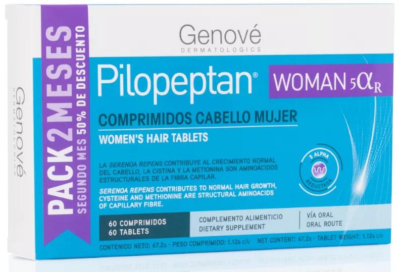 Genove Pilopeptan Woman 5 Alfa R Queda de Cabelo 60 Comprimidos