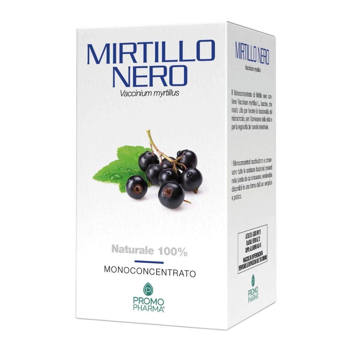 Mirtillo Nero Monoconcentrato Integratore per il Microcircolo 50 Capsule